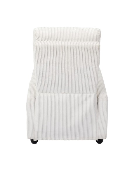 Fauteuil dream côtelé Scott Beige Home Deco Factory