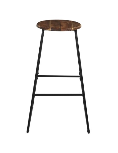Tabouret de bar Acacia Marron Home Deco Factory