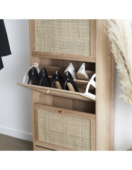 Meuble à chaussures 3 portes Bali Home Deco Factory