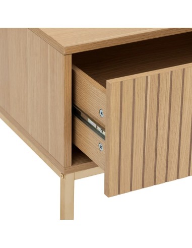 Table basse 1 tiroir Tasso Beige Atmosphera