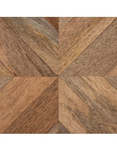 Lot de 2 tables gigognes Basile Marron - Atmosphera