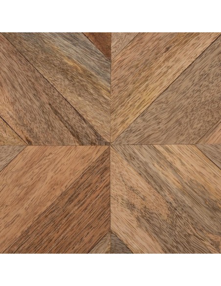 Lot de 2 tables gigognes Basile Marron - Atmosphera