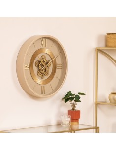 Horloge Giuliana D 50 En Métal Beige - Atmosphera 2