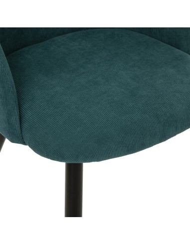 Fauteuil Céleste En Velours Vert Jade Atmosphera