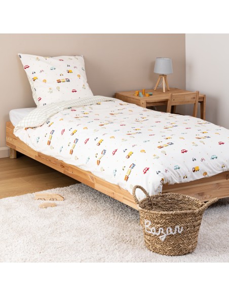 Parure de lit enfant Voitures 140 x 200 Atmosphera