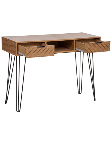 Console 2 tiroirs Naomi Beige Atmosphera