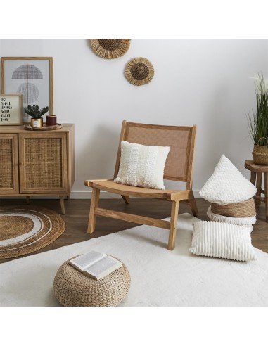 Fauteuil En Bois De Hévéa Bali Naturel Home Deco Factory