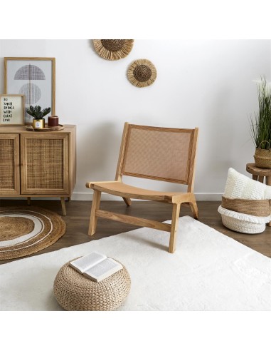 Fauteuil En Bois De Hévéa Bali Naturel Home Deco Factory