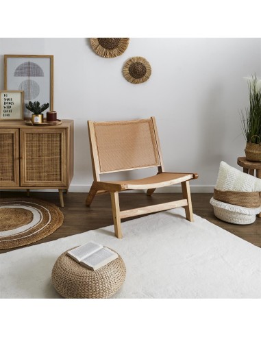 Fauteuil En Bois De Hévéa Bali Naturel Home Deco Factory
