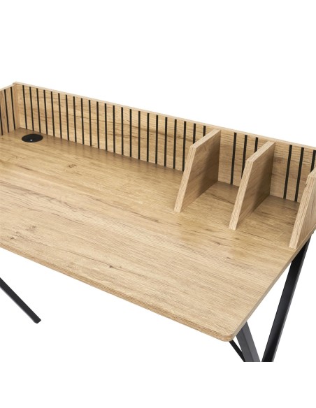 Bureau design en bois Marron Home Deco Factory