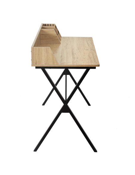 Bureau design en bois Marron Home Deco Factory