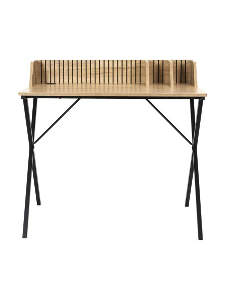 Bureau design en bois Marron Home Deco Factory