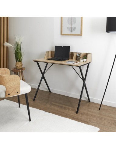 Bureau design en bois Marron Home Deco Factory