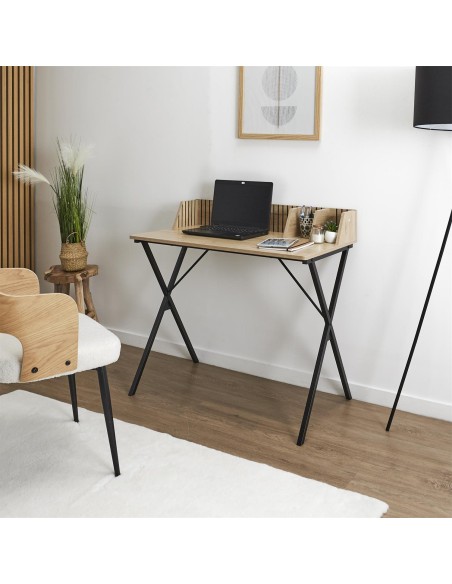 Bureau design en bois Marron Home Deco Factory