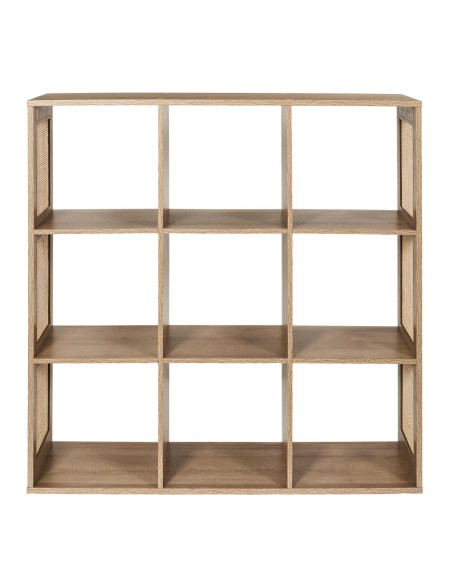 Rangement modulable 9 cases Bali Marron Home Deco Factory