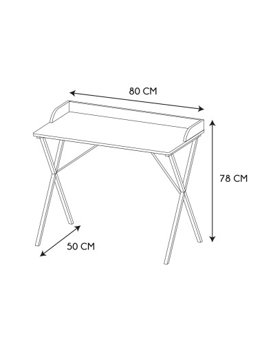 Bureau Brice Terrazzo Bleu Home Deco Factory