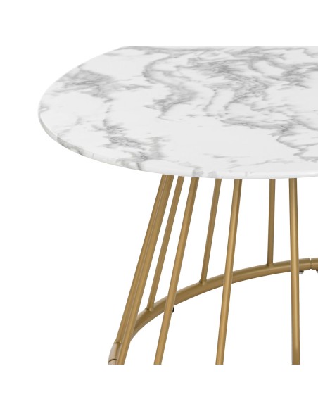 Table basse ronde Rayo Marbre Atmosphera