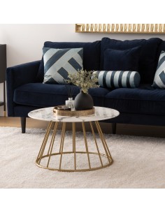 Table basse ronde Rayo Marbre Atmosphera 2