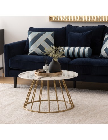 Table basse ronde Rayo Marbre Atmosphera