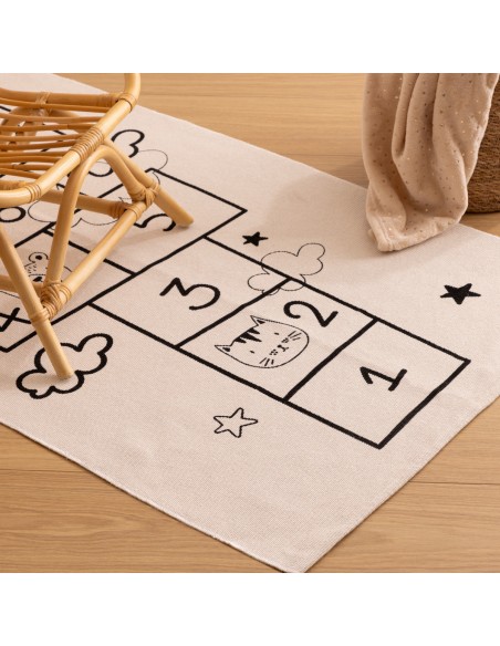 Tapis enfant marelle mixte Atmosphera