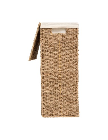 Panier à linge 40L En Roseau Beige Five