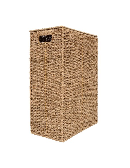 Panier à linge 40L En Roseau Beige Five