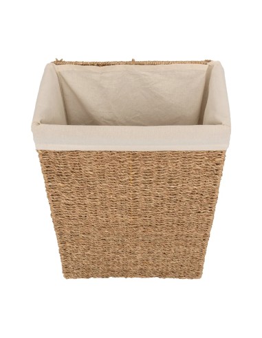 Panier à linge 40L En Roseau Beige Five