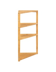 Etagère D'angle 3 Niveaux En Bambou Five