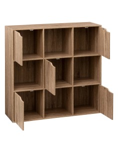 Etagère 9 cases 5 portes Mix Naturel Five 2