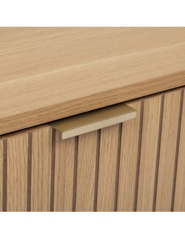 Table De Chevet 2 Tiroirs Tasso Beige Five