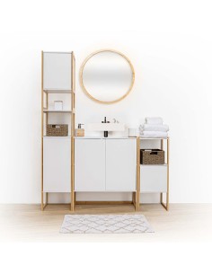 Meuble Bas Sous Lavabo Naturéo Blanc Five 2