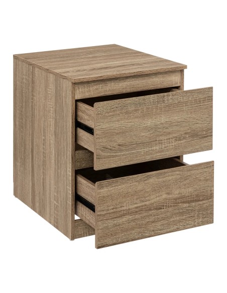 Table De Chevet 2 tiroirs Dolo Beige Five