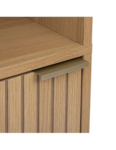 Colonne 1 Porte Effet En Bois Tasso Beige Five