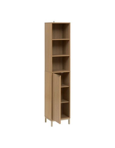 Colonne 1 Porte Effet En Bois Tasso Beige Five