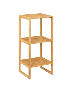 Étagère 2 plateaux En Bambou Beige Five