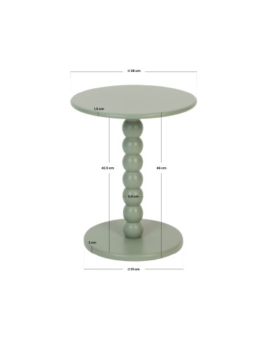 Table À Café Chamlo Noire Atmosphera