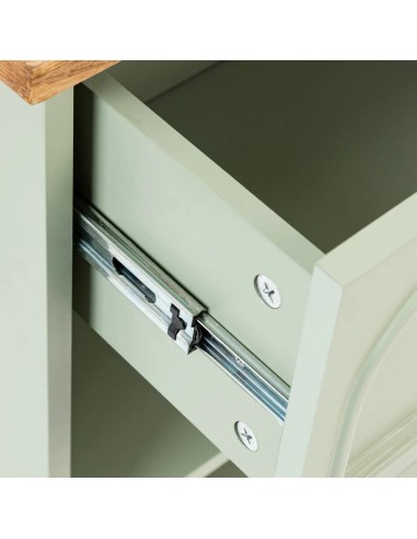 Table De Chevet 1 Tiroir Mohéa Vert Céladon Atmosphera