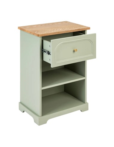 Table De Chevet 1 Tiroir Mohéa Vert Céladon Atmosphera