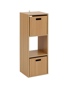 Étagère 3 Cases Mix Tasso Marron Five 2