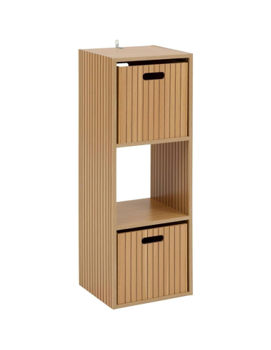 Étagère 3 Cases Mix Tasso Marron Five