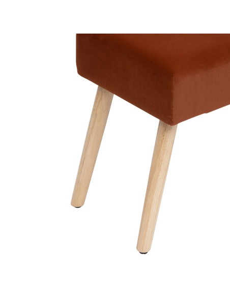 Banc Tess 100x35 cm En Velours Ambre Atmosphera