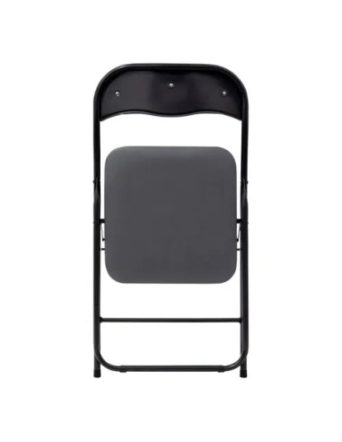 Chaise D'appoint Pliante PVC Grise Five