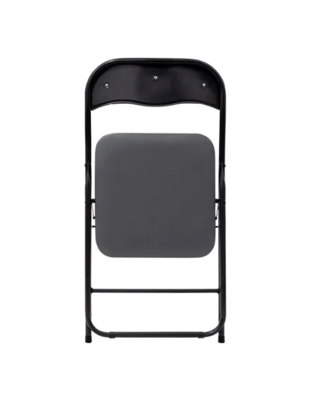 Chaise D'appoint Pliante PVC Grise Five