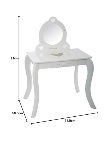 Coiffeuse Avec Tabouret Pour Enfant Atmosphera For Kids