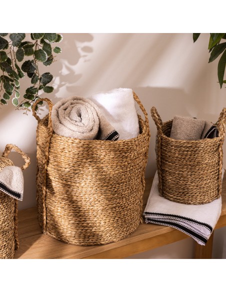 Panier de rangement Seagrass Rose Atmosphera