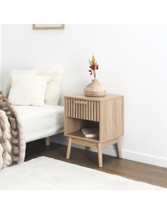 Table De Chevet Bali Beige Home Deco Factory 2