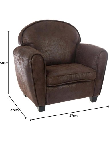 Fauteuil Club Marron Pour Enfant Atmosphera for kids