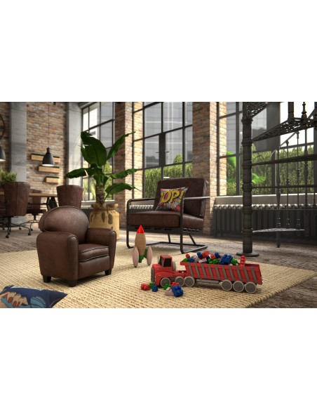 Fauteuil Club Marron Pour Enfant Atmosphera for kids