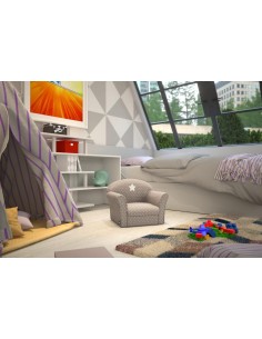 Fauteuil Pour Enfant Taupe Atmosphera For Kids 2