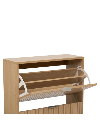 Range Chaussures 3 Tiroirs 18 pcs Tasso Naturel Five